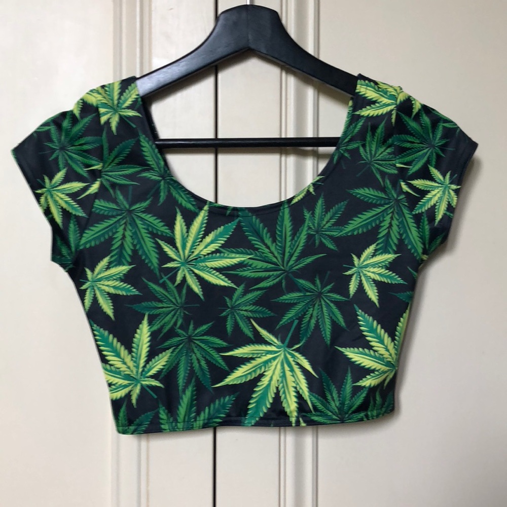 Weed Crop Top